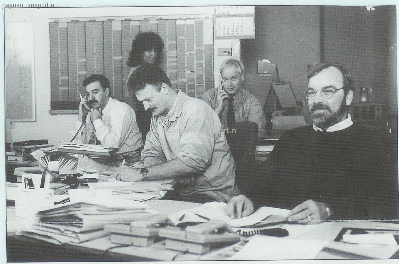 vlnr Antonio Campos, Lilian Breugelmans, Peter Geldhof, Ruud Vervaart en Rob Pot