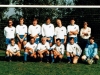vanaf boven vlnr: Johan Vergouwen, Hans Bergmans, Piet Hopmans, Nico Kop, Rob Pesman, Adrie Stok, John de Wijs, ?, John Suijkerbuijk, Ad Somers, Fay Verbocht, Cees Geers, Kees Verbocht.