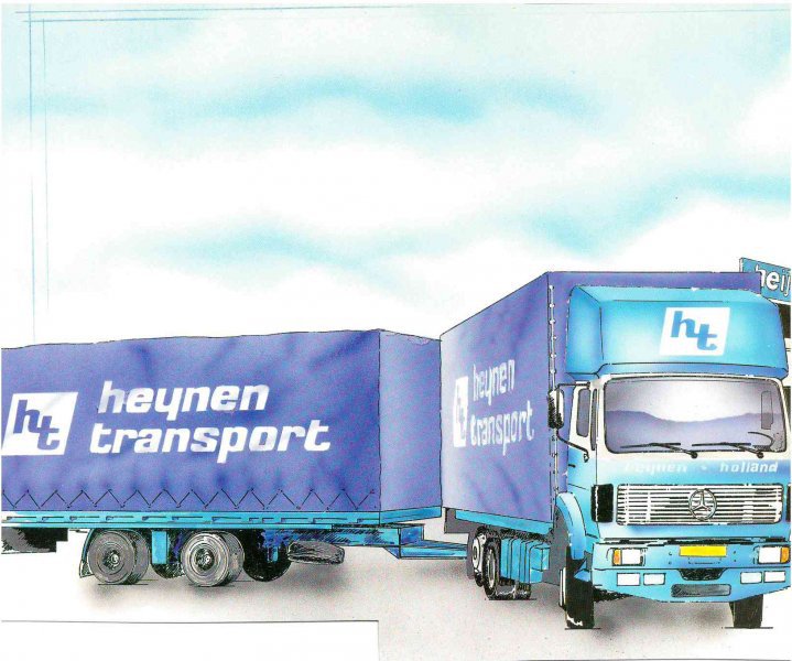 Heynen Transport Vrachtwagen Tekeningen