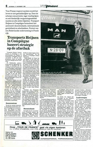 Transport Heijnen Compiégne baseert strategie op de afzetbak HELEMAAL