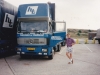John vd Weijgert in zijn jonge jaren, net van de boot in Sheerness, op weg naar Sywell