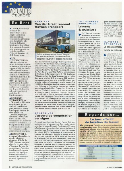 Actualites d'Europe