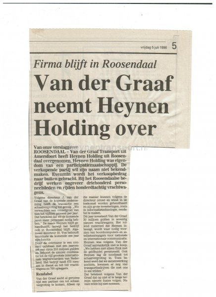 Firma blijft in Roosendaal