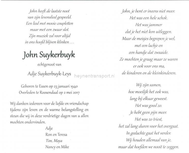bidprentje John Suykerbuyk binnenkant