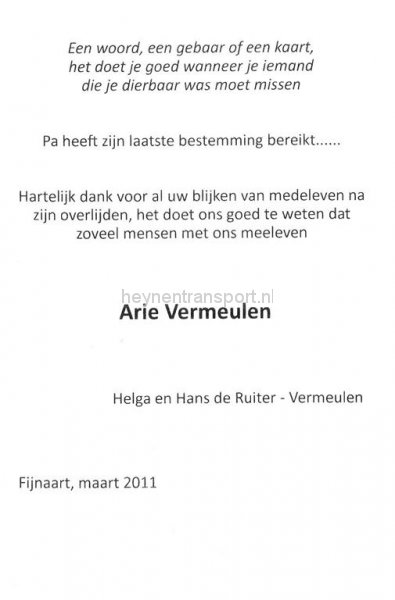 vermeulen